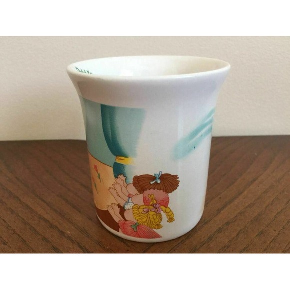 VTG Cabbage Patch Doll Ballerina Kids Ceramic Mug O.A.A. Inc 1984 - Picture 5 of 8